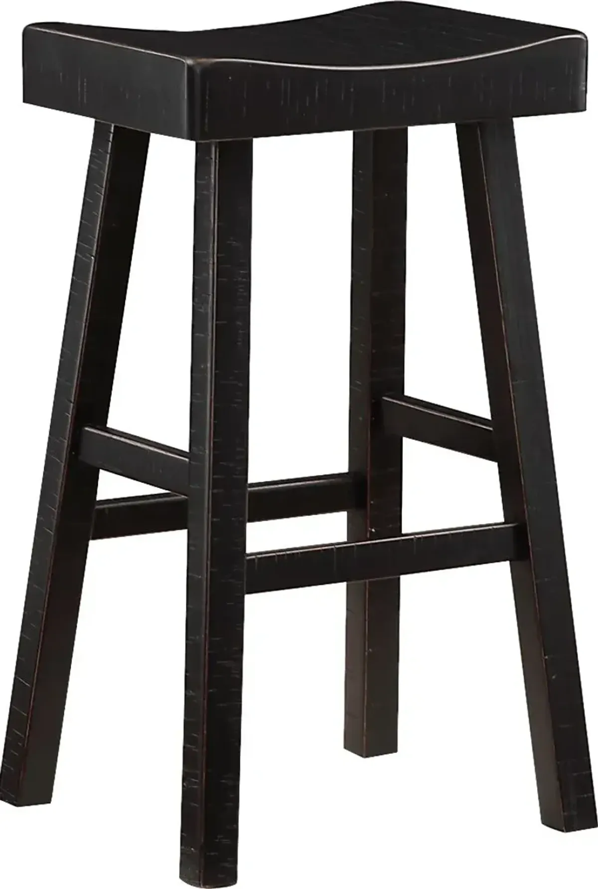 Mcewen Black Bar Stool, Set of 2