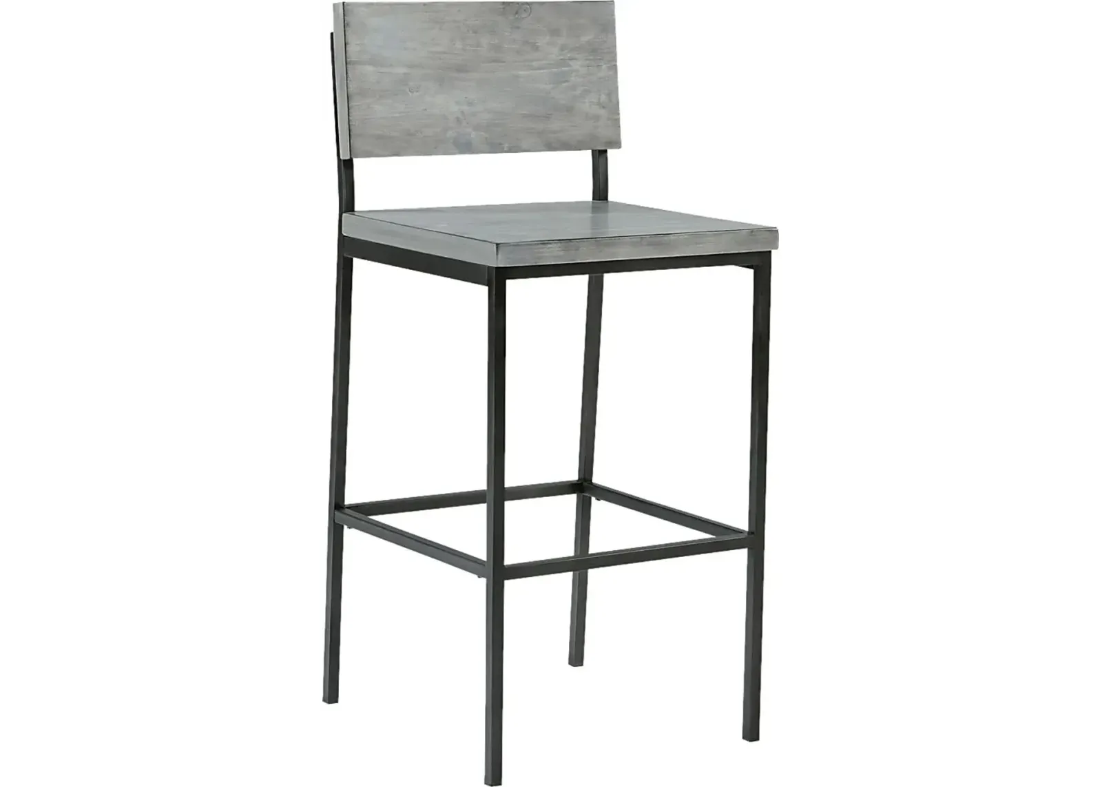 Barjud Gray Barstool