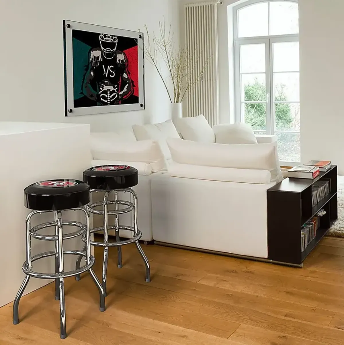 Big Team San Francisco 49ers Black Barstool