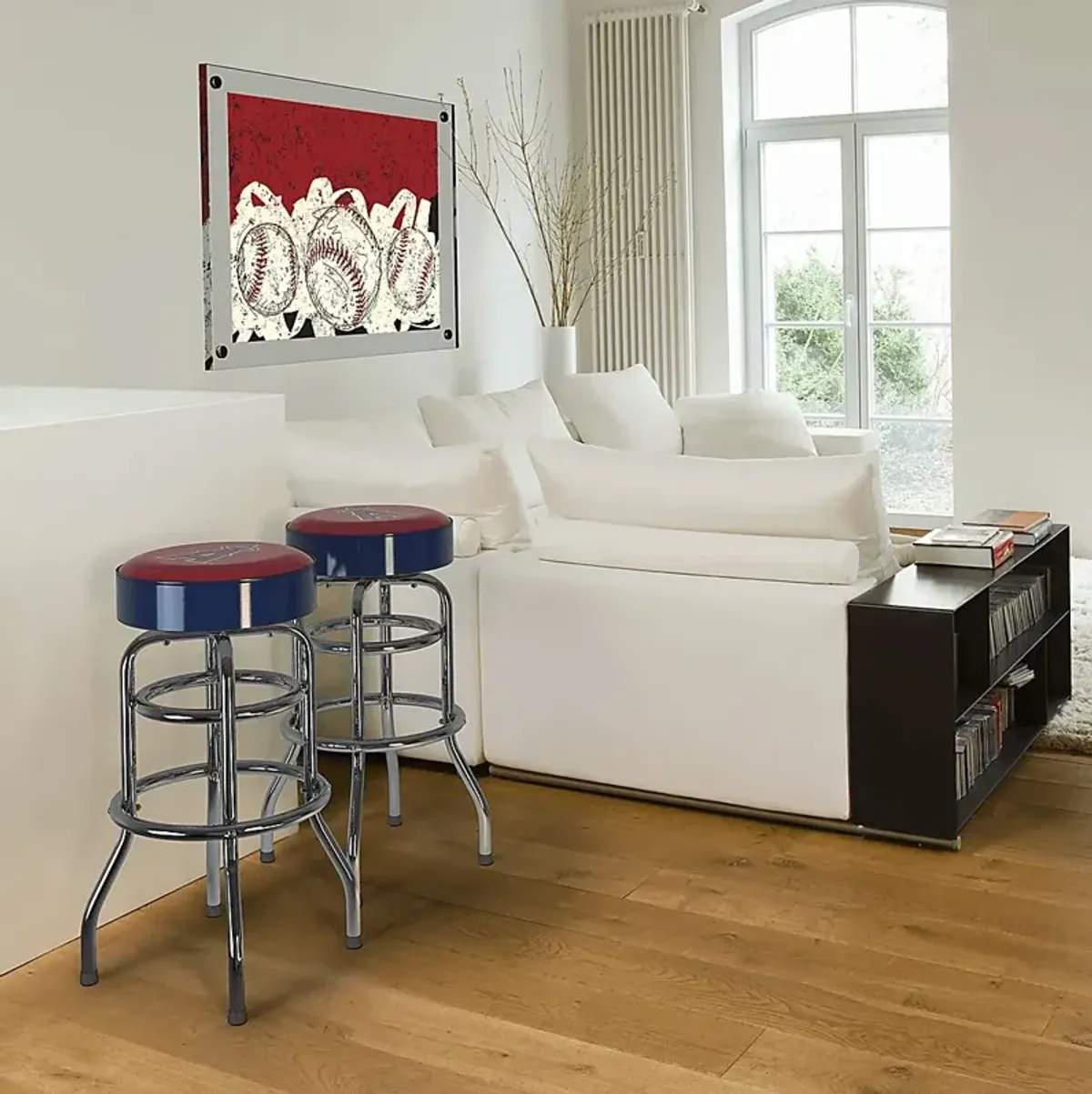 Los Angeles Angels Navy Barstool