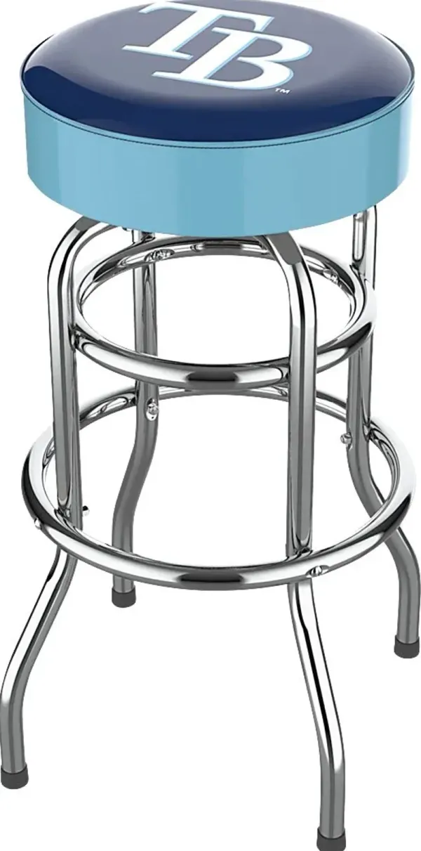 Tampa Bay Rays Light Blue Barstool
