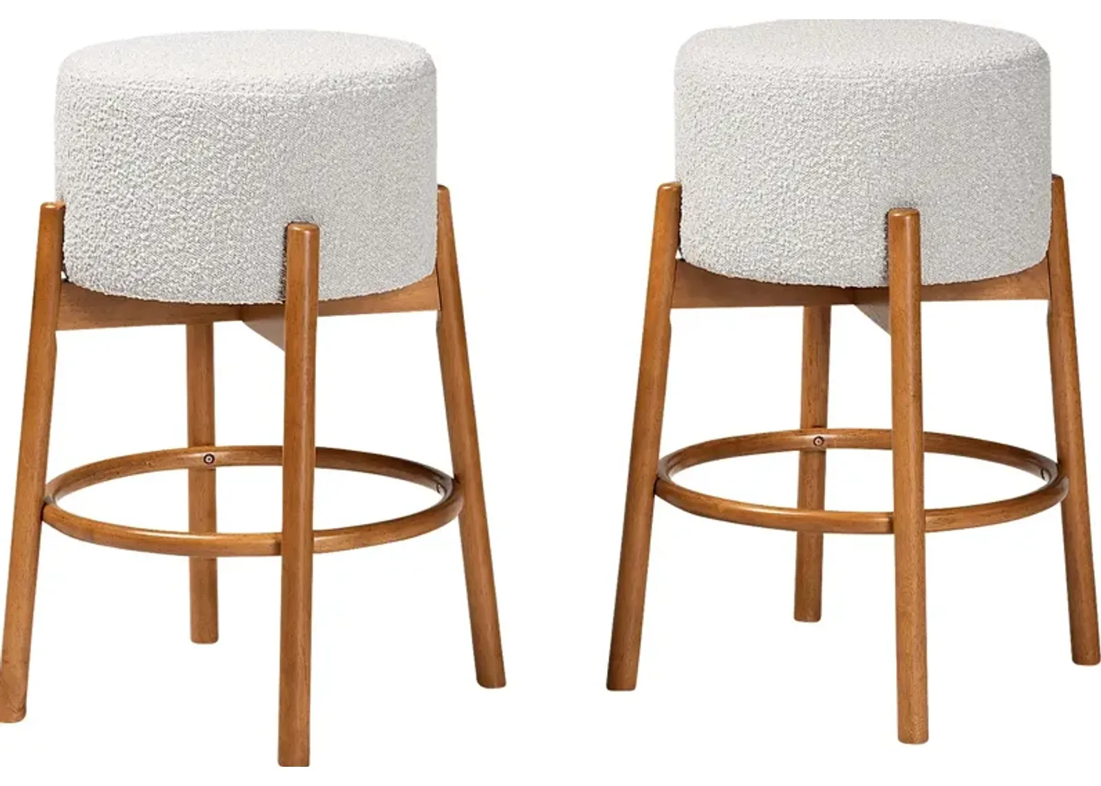 Clebourne Light Gray Barstool, Set of 2