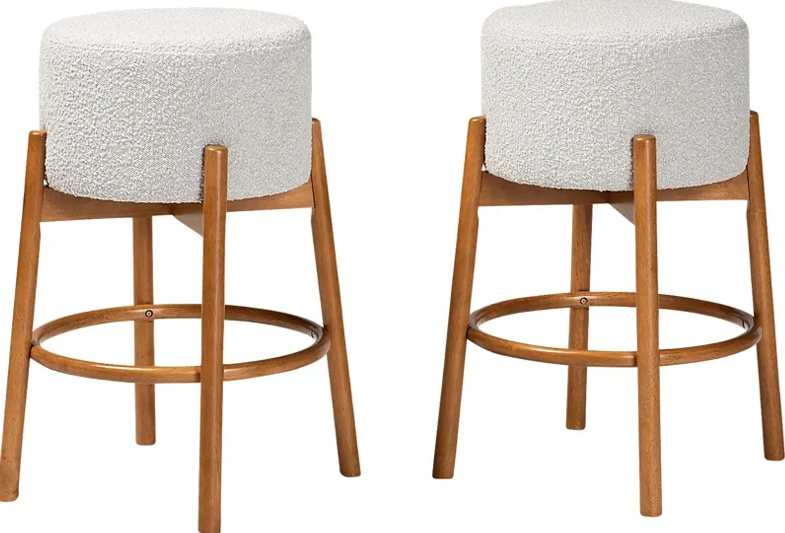 Clebourne Light Gray Barstool, Set of 2