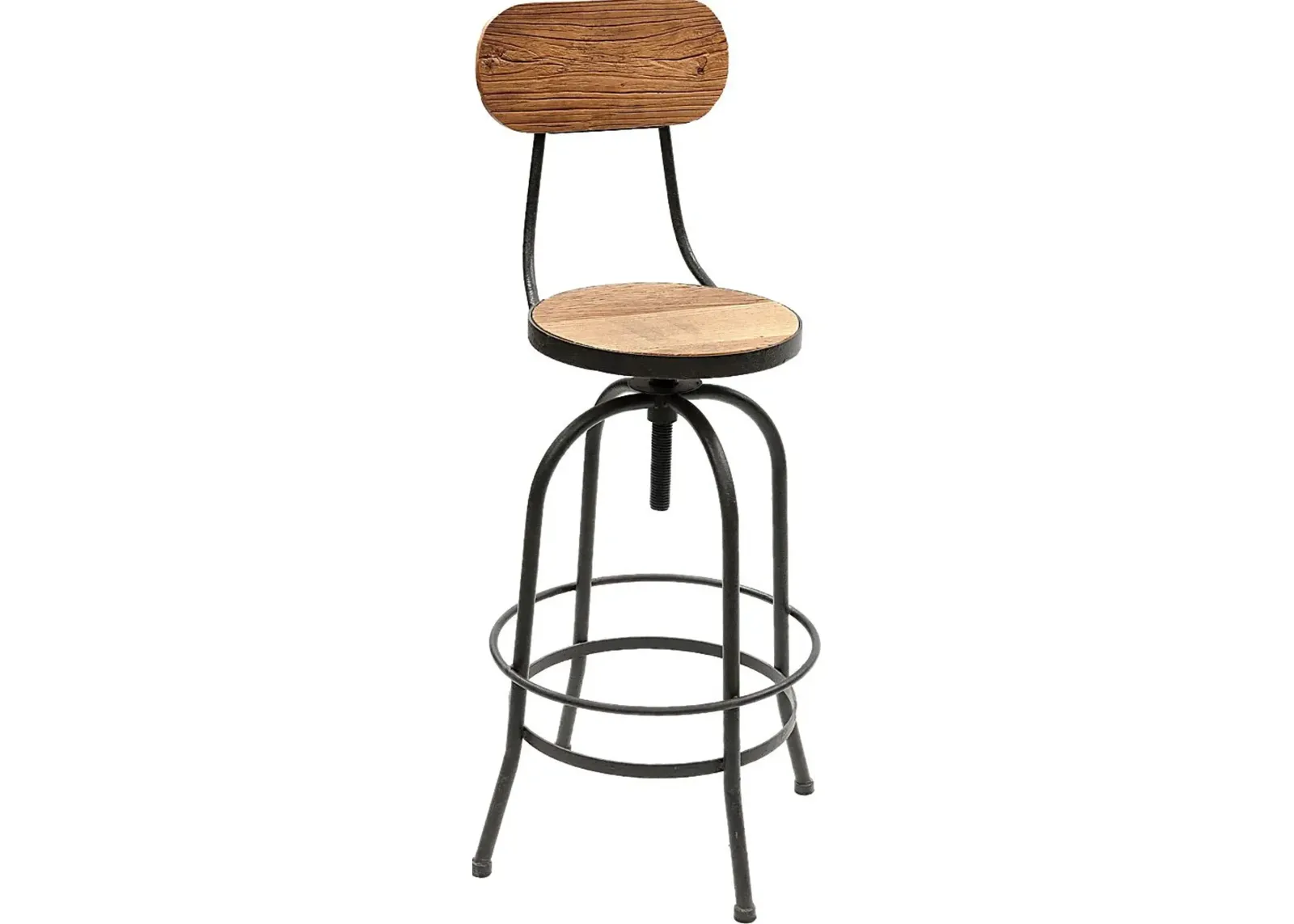 Bazile Brown Adjustable Swivel Stool