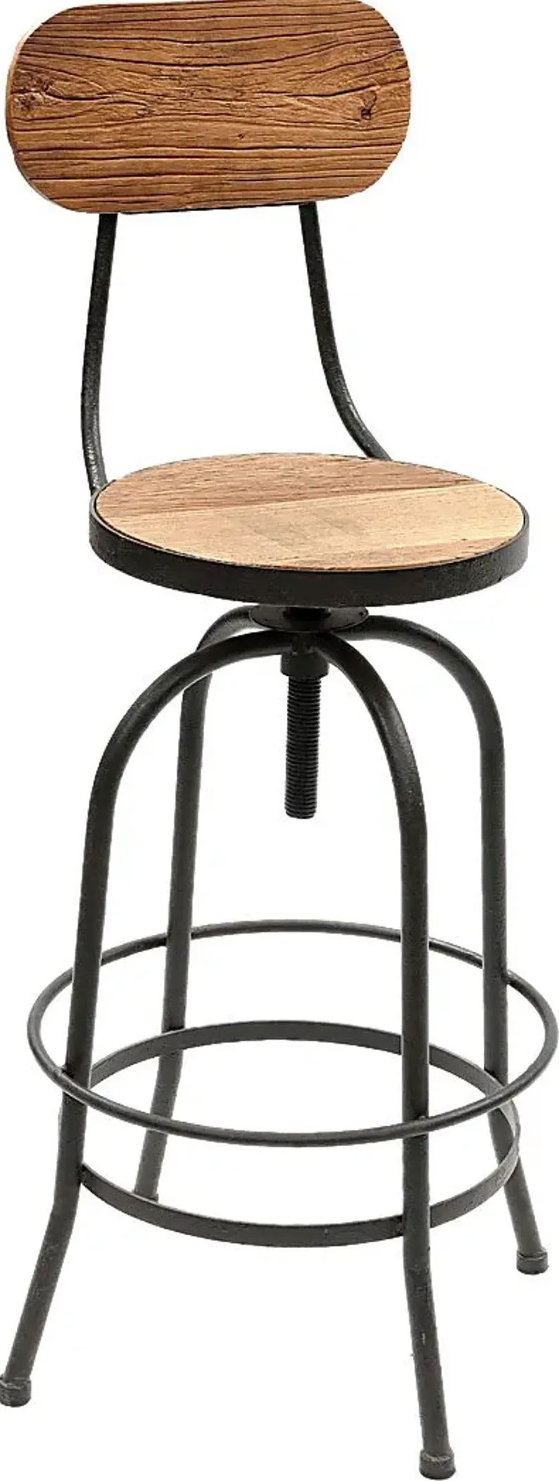 Bazile Brown Adjustable Swivel Stool