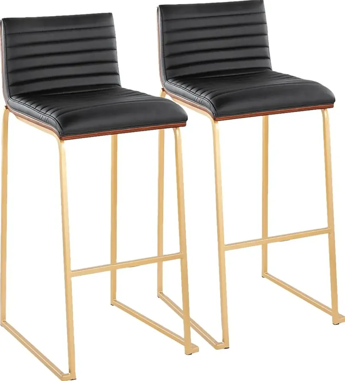 Tatesbrook IV Black Barstool, Set of 2