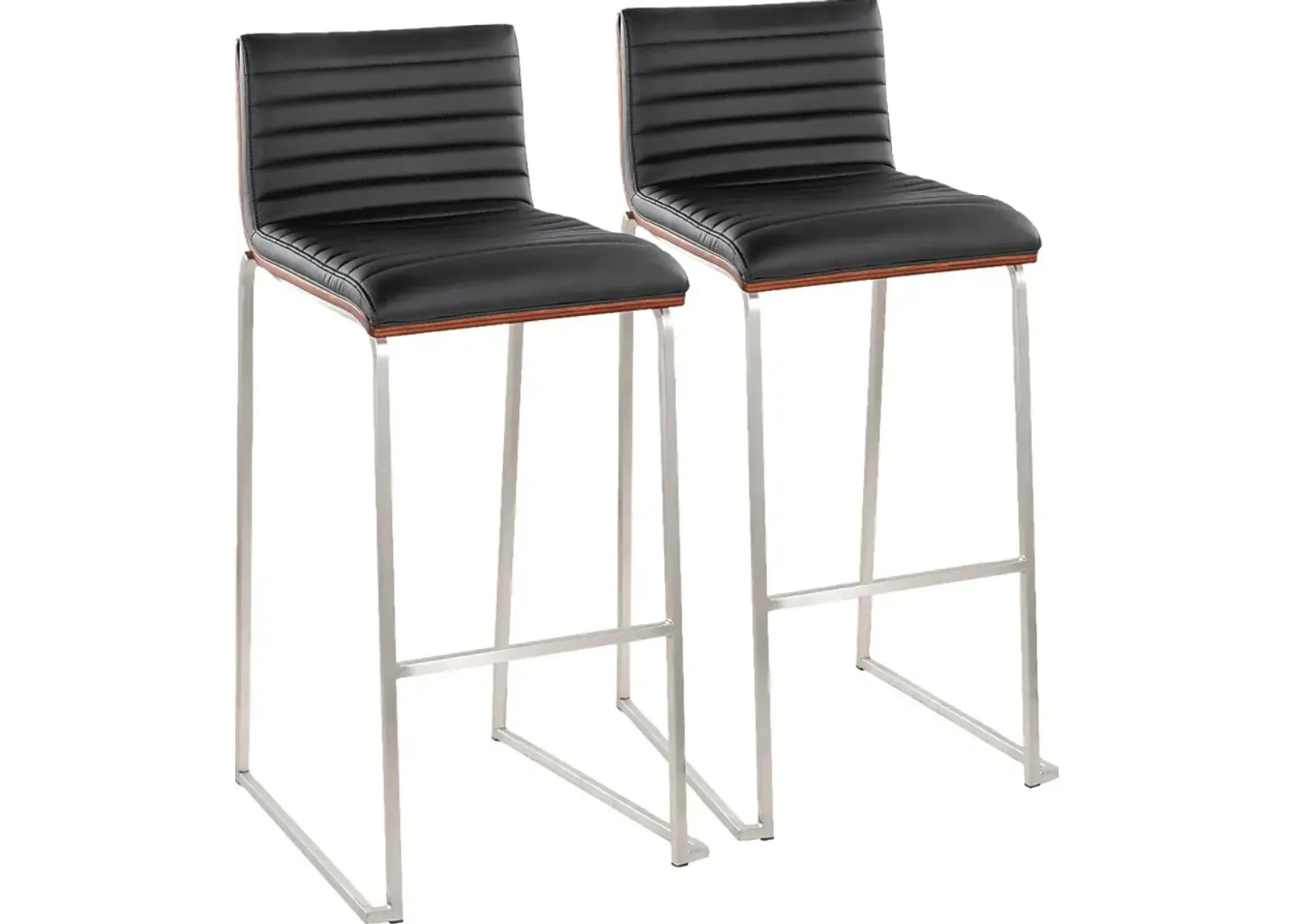 Tatesbrook IV Black Barstool, Set of 2