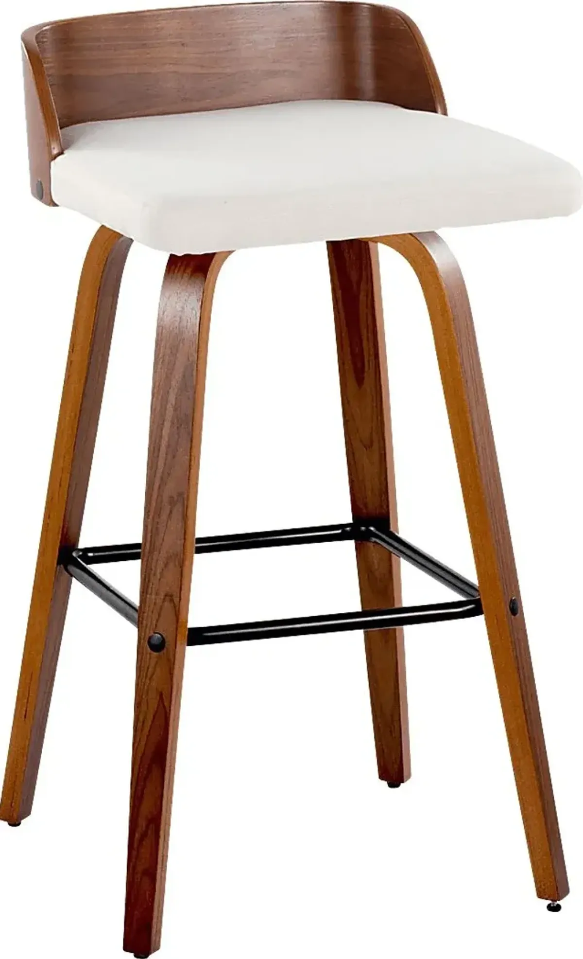 Wetherburn I Cream Swivel Barstool, Set of 2