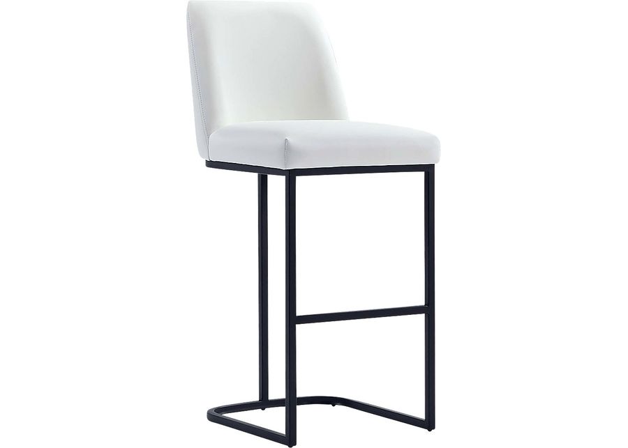 Foxiana White Barstool