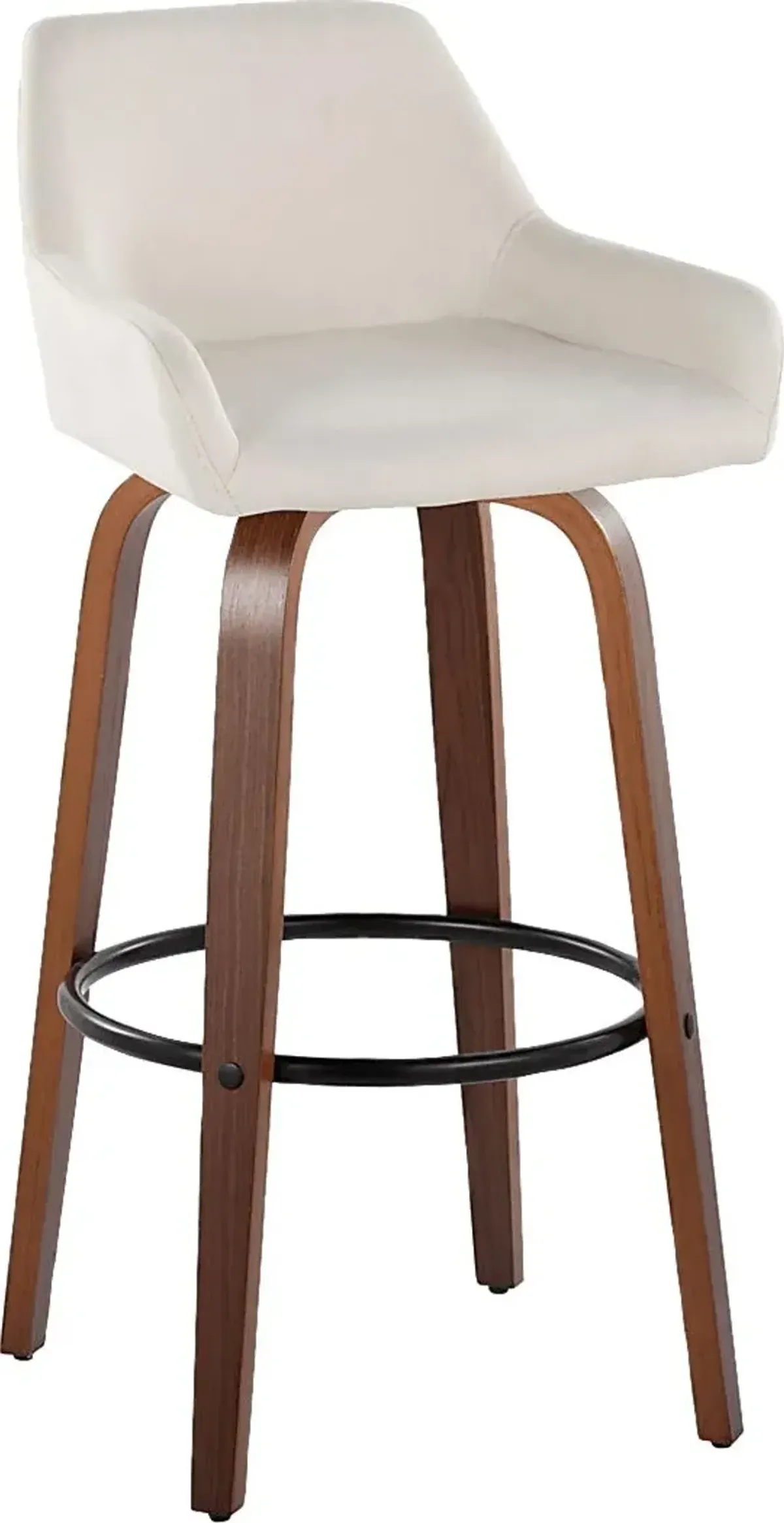 Rimcrest VI Cream Swivel Barstool, Set of 2