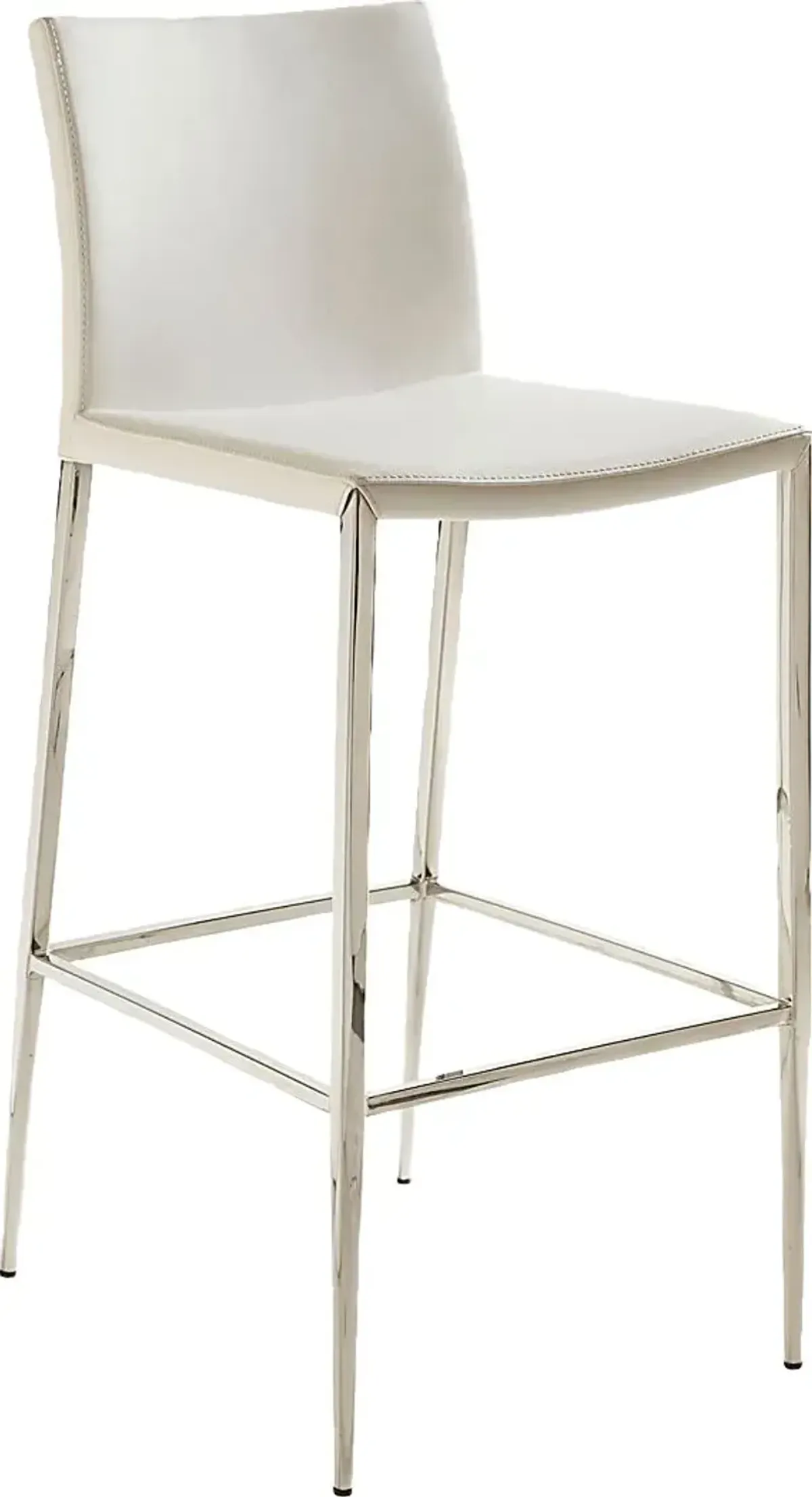 Pidea White Barstool