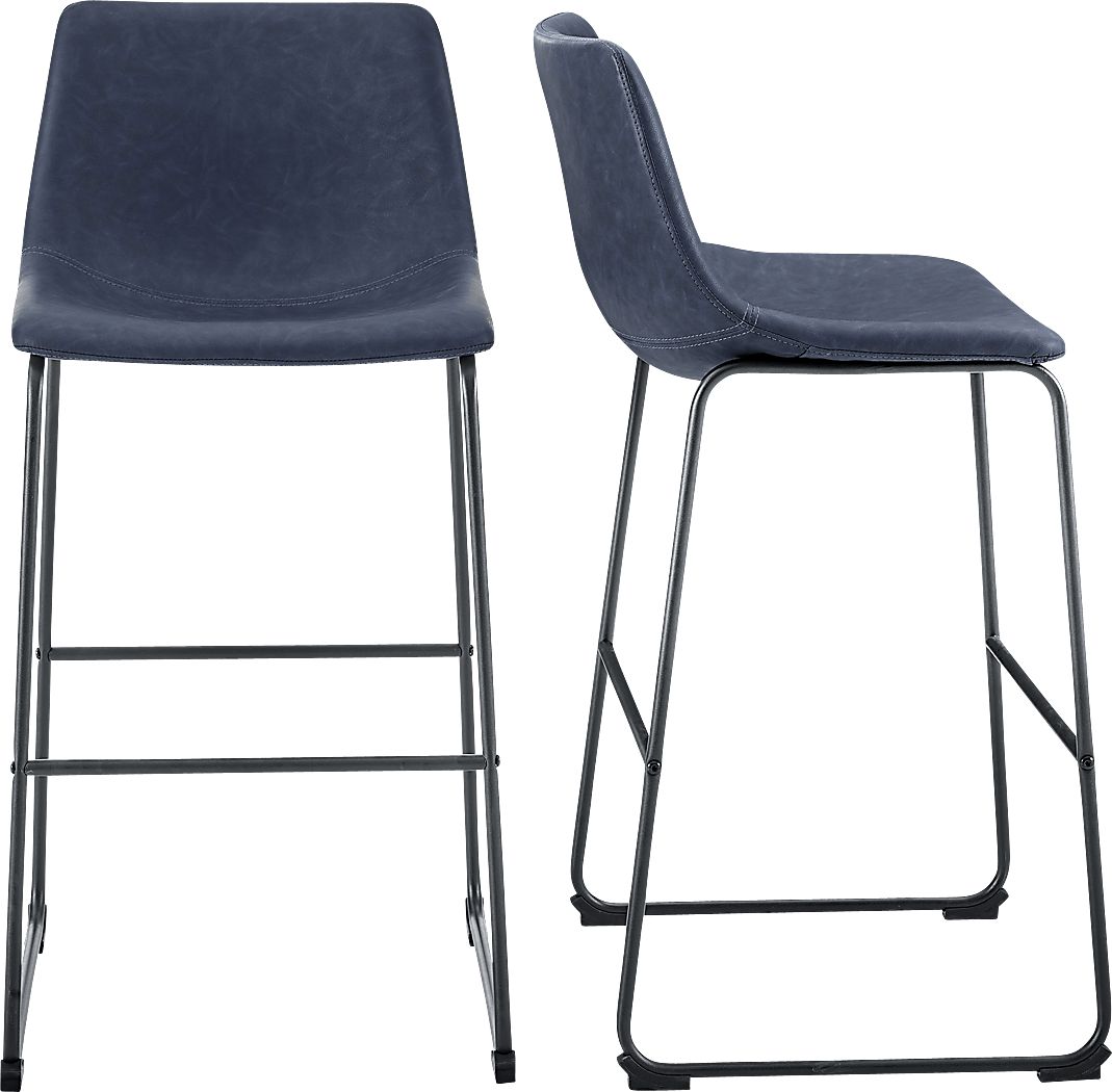 Badenoch Navy Barstool, Set of 2