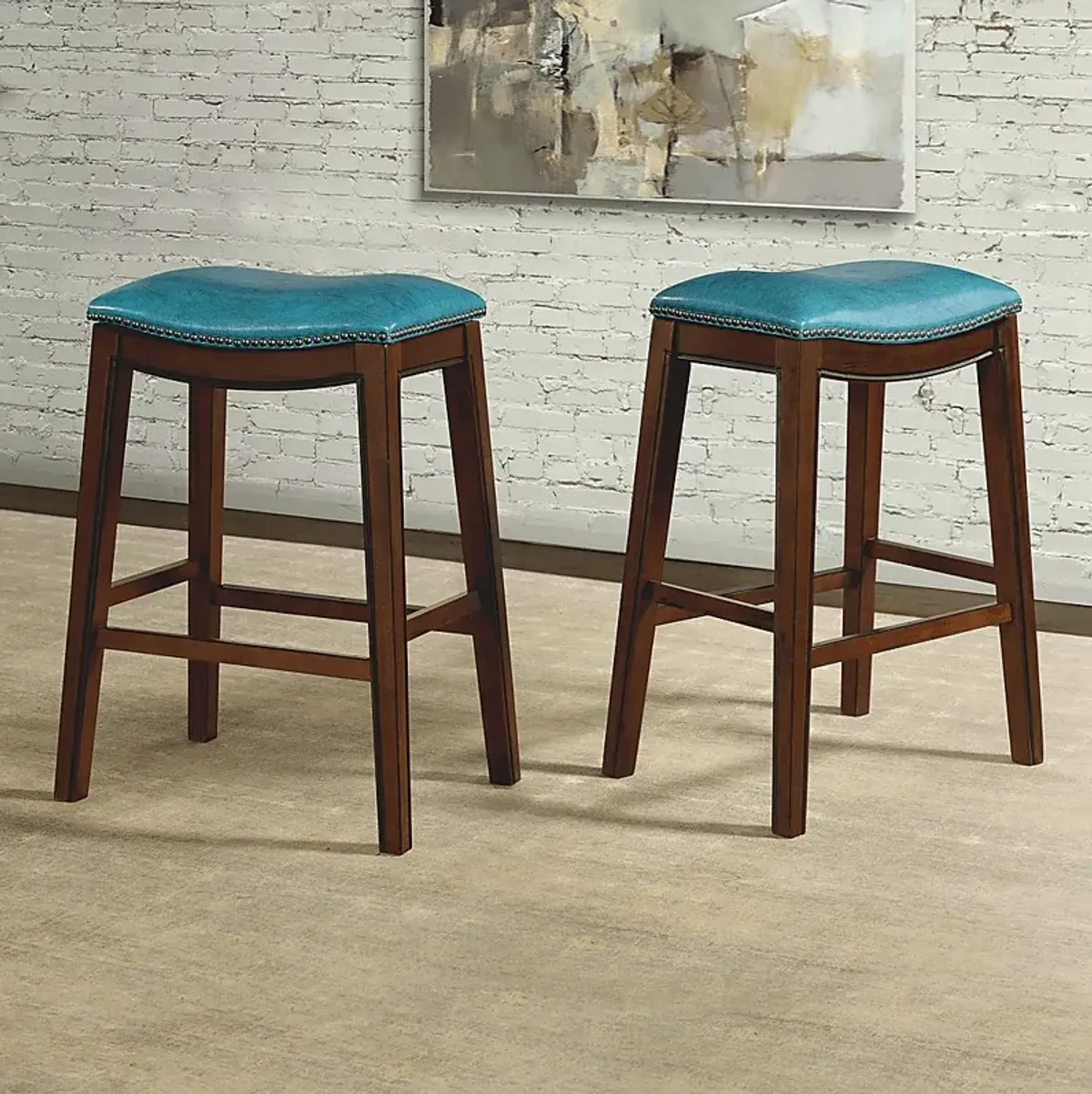 Soulbit Blue Barstool