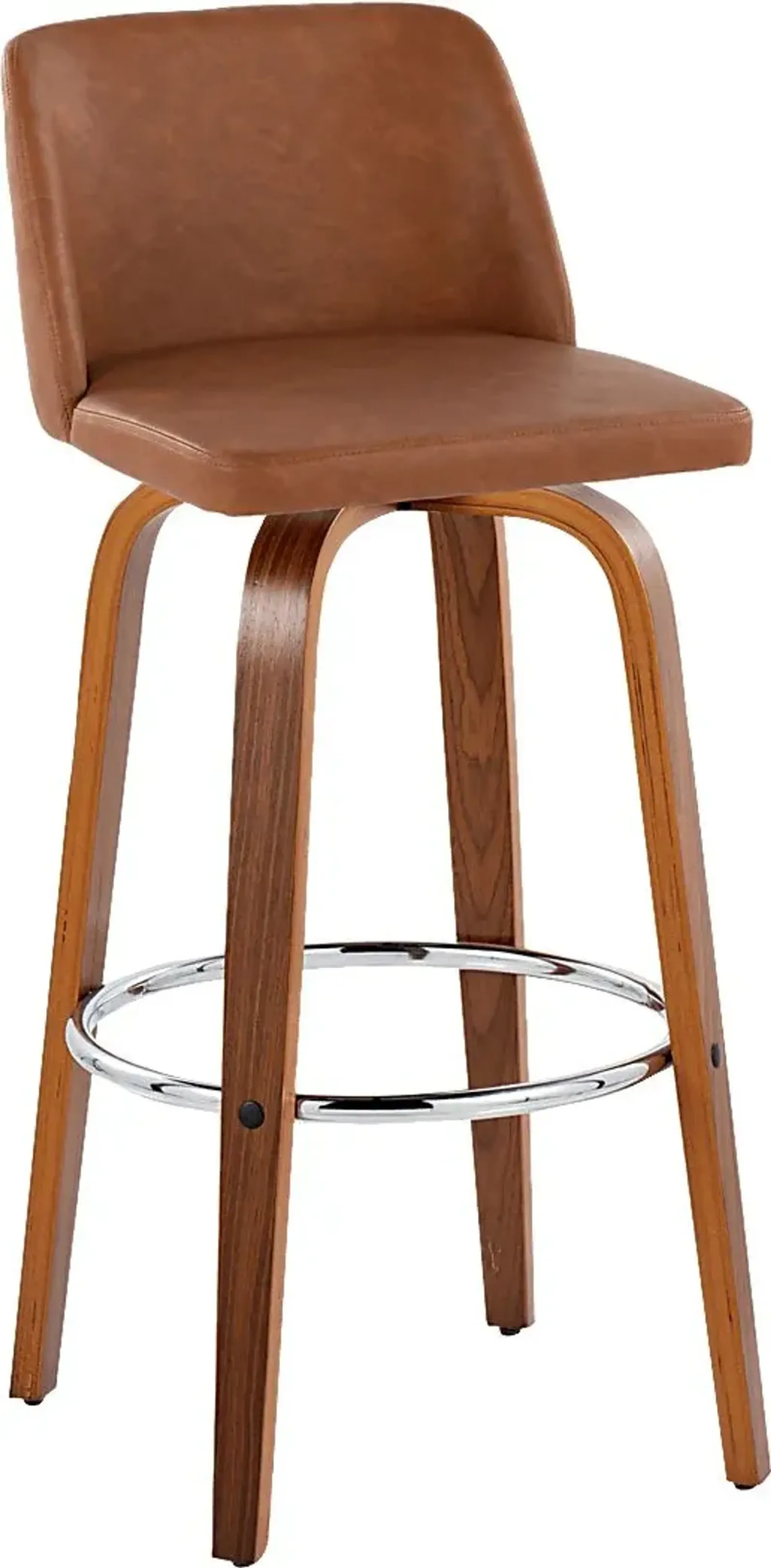 Wymering X Camel Swivel Barstool Set Of 2 Rooms To Go | Furniture.com