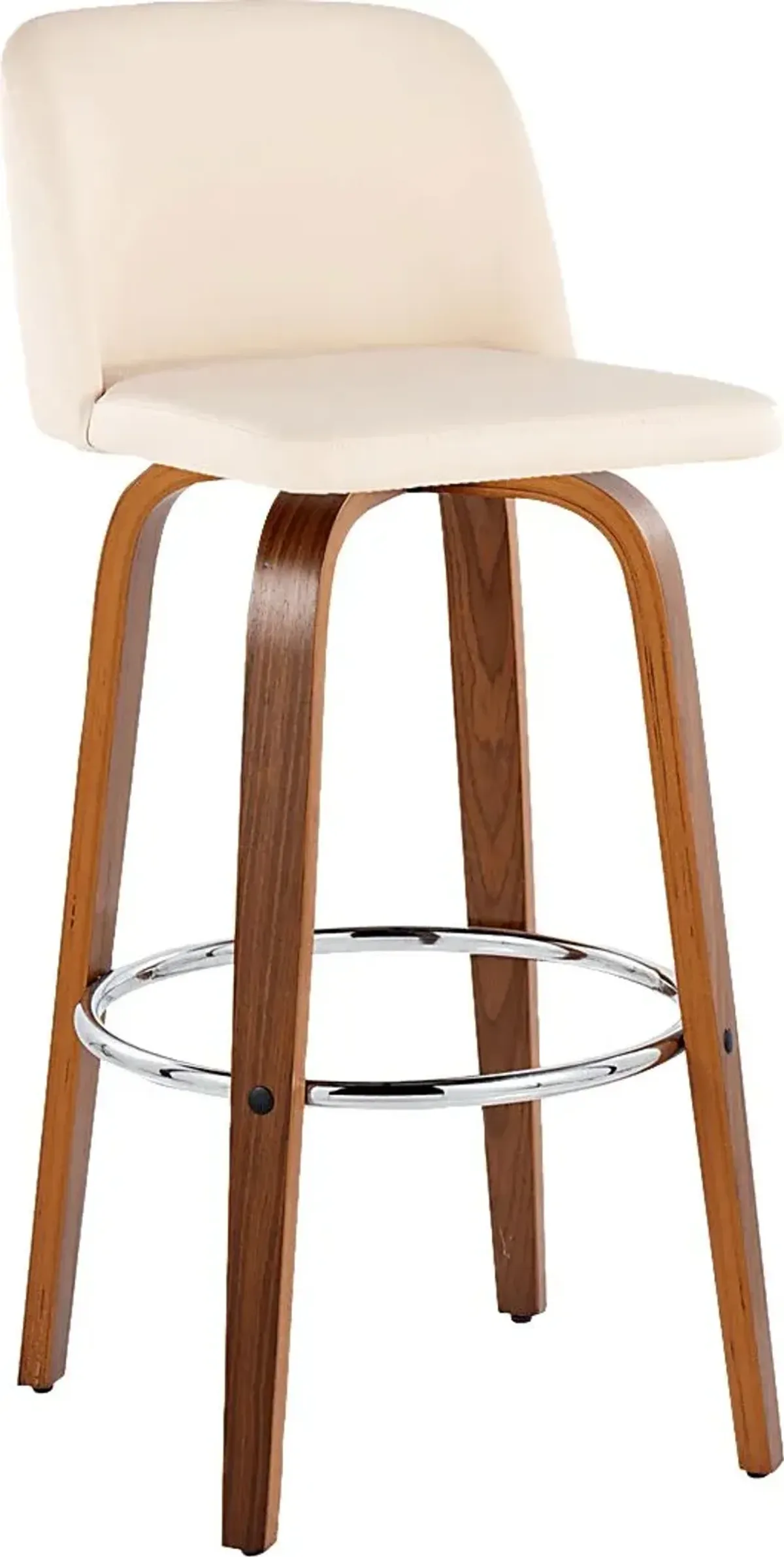 Wymering X Cream Swivel Barstool, Set of 2