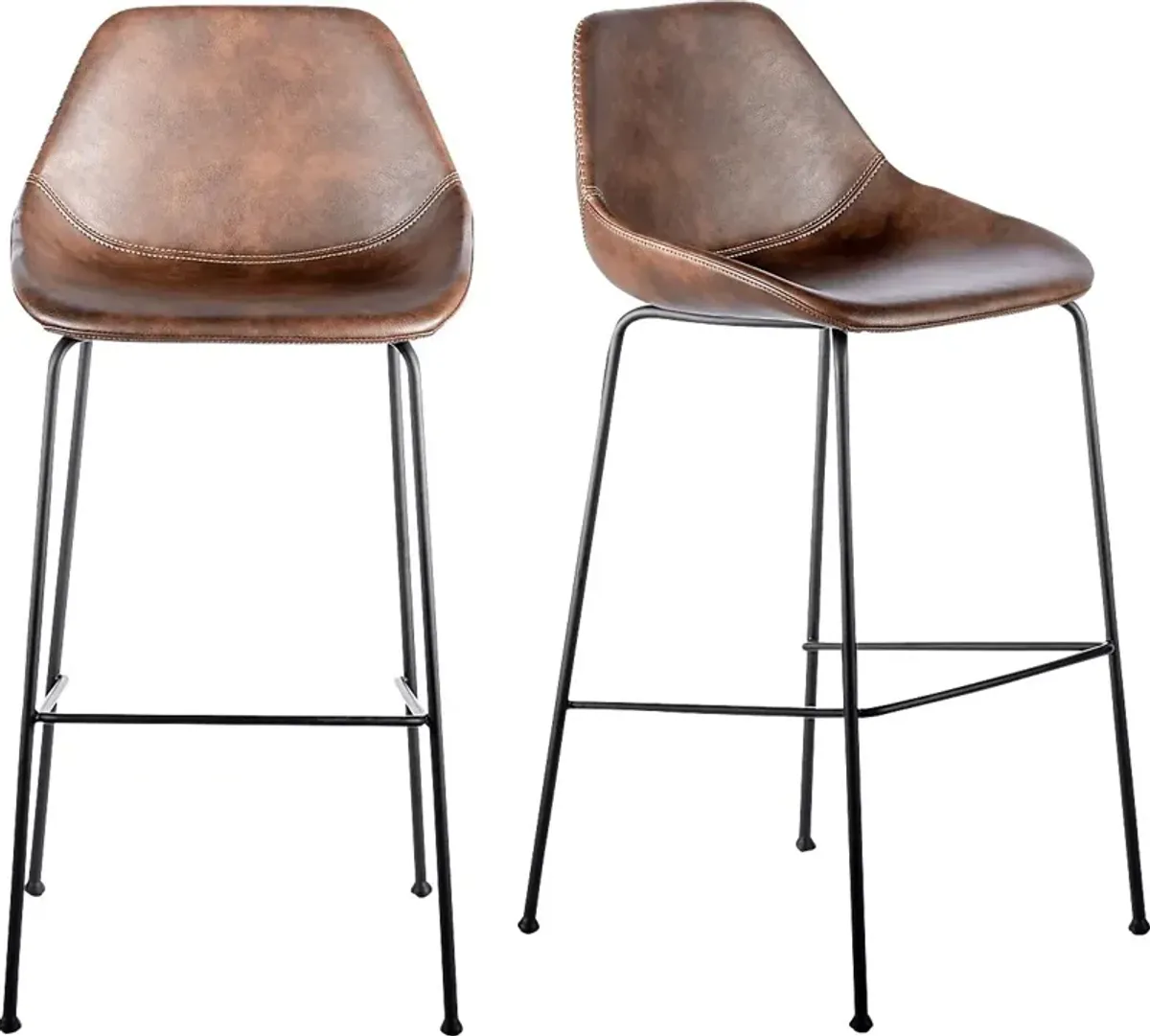 Rockcress Brown Barstool, Set of 2