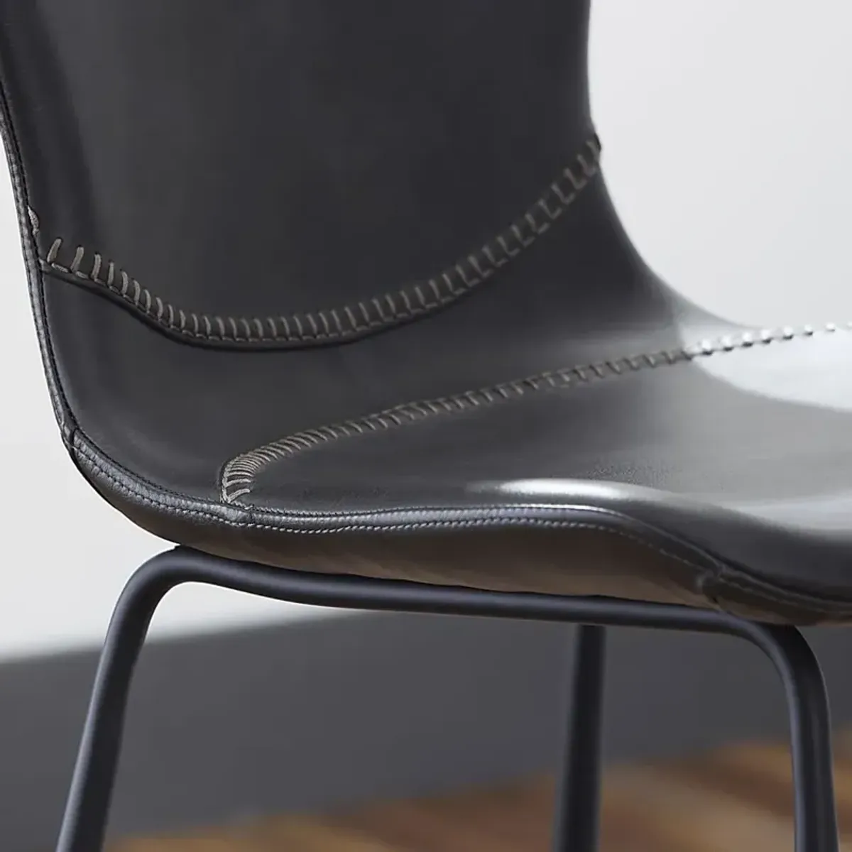 Daigle Dark Gray Barstool, Set of 2