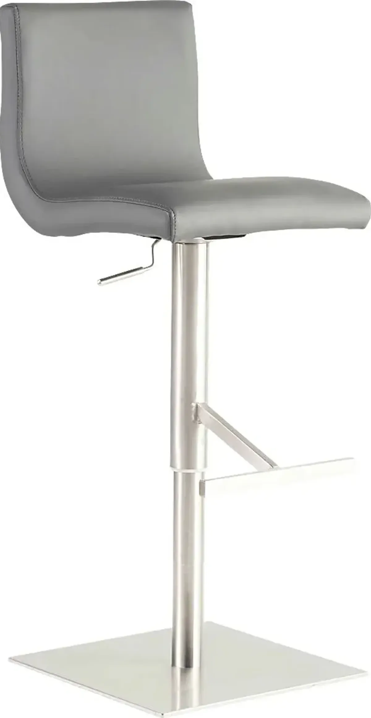 Soileau Dark Gray Adjustable Stool