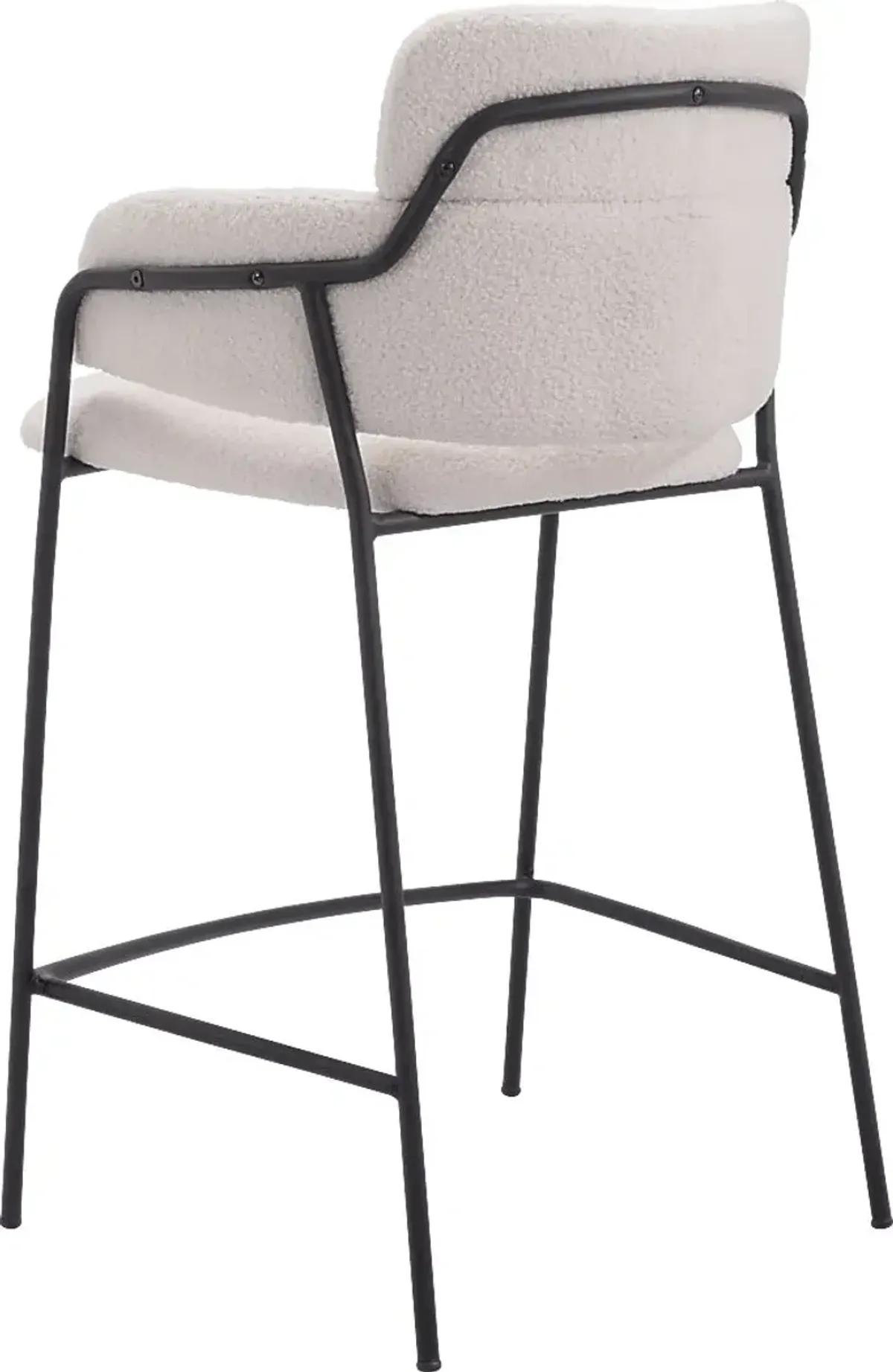 Brynns White Counter Height Stool, Set of 2