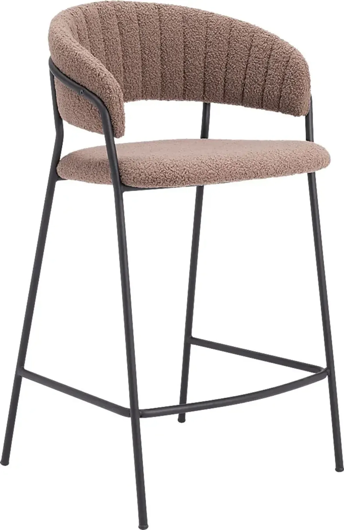 Causbie Brown Counter Height Stool, Set of 2