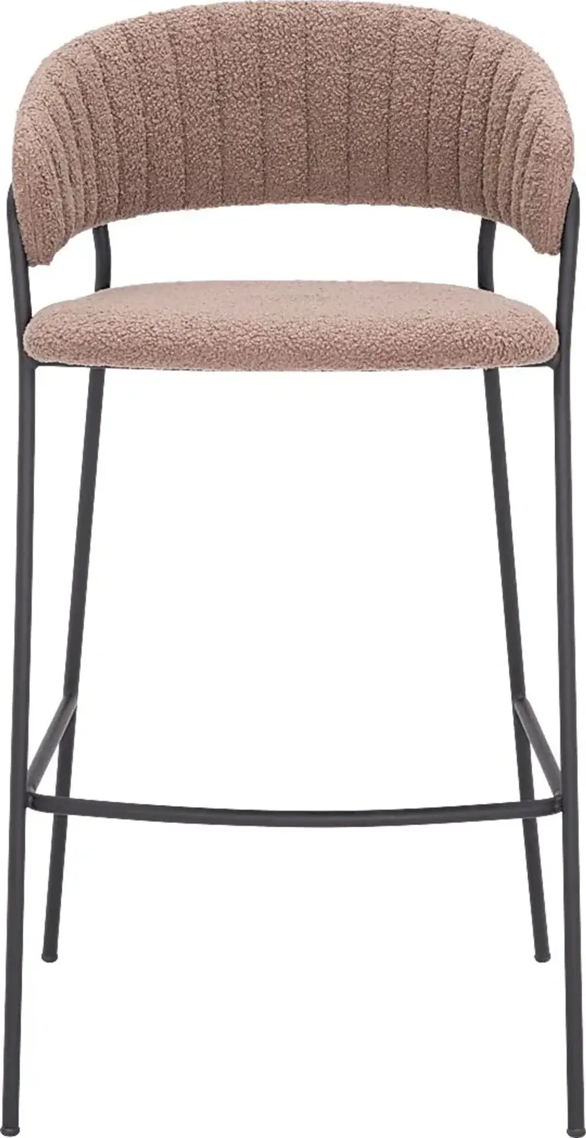 Causbie Brown Barstool, Set of 2