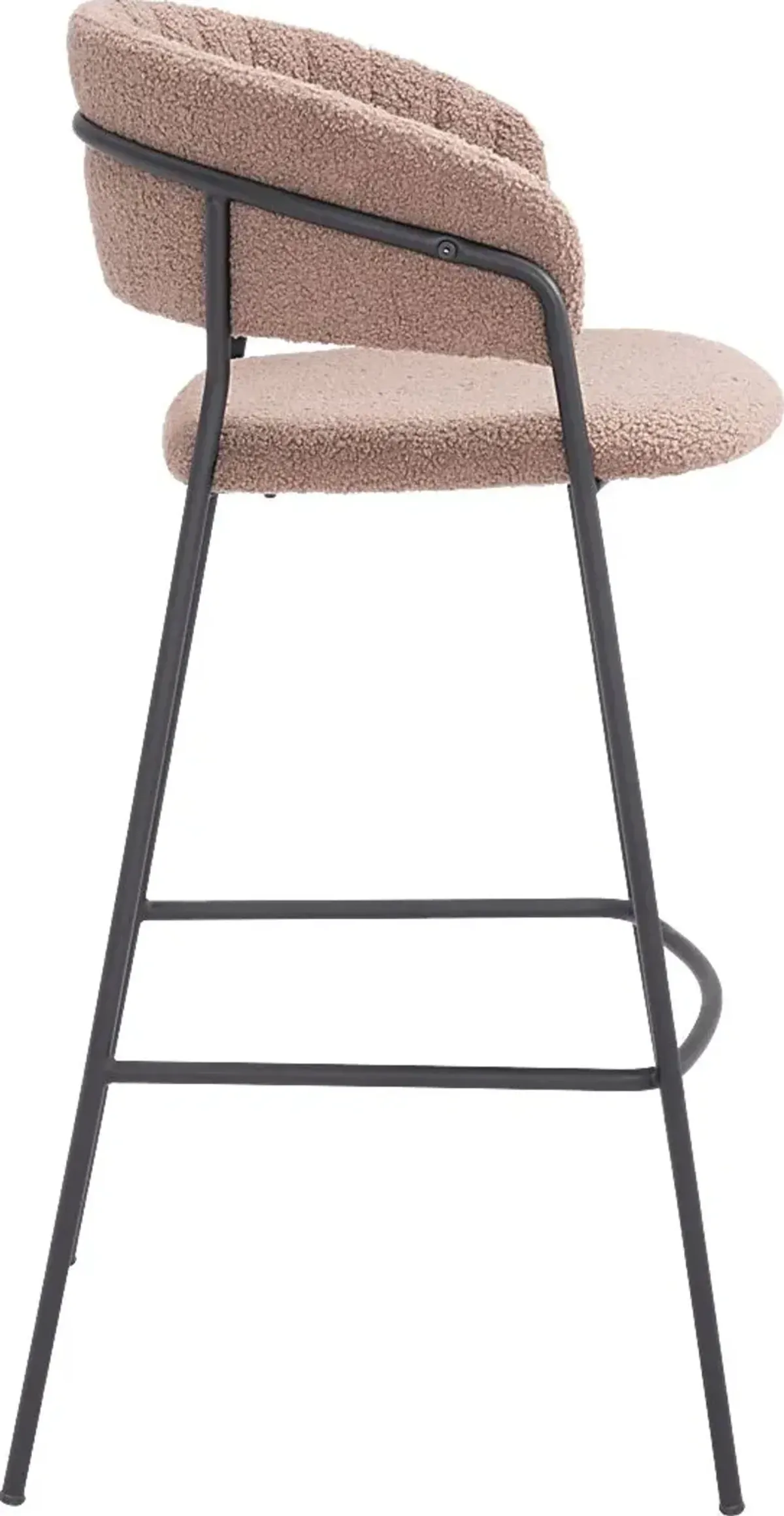 Causbie Brown Barstool, Set of 2