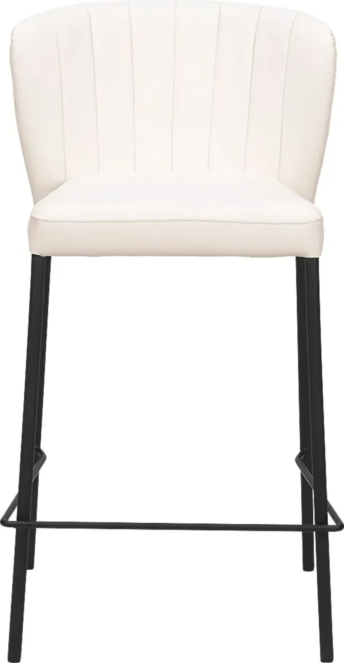 Ivie White Counter Height Stool, Set of 2