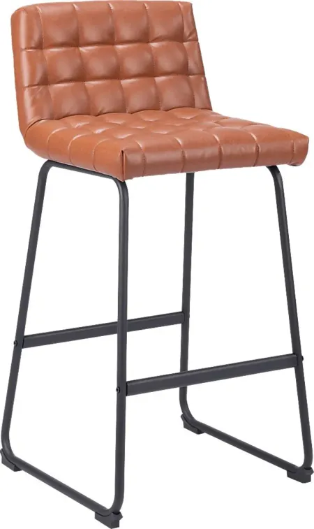 Weiland Brown Barstool, Set of 2