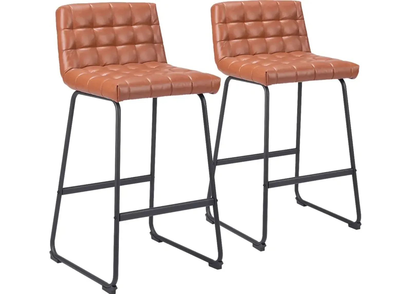 Weiland Brown Barstool, Set of 2