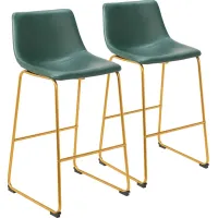 Linville Green Barstool, Set of 2