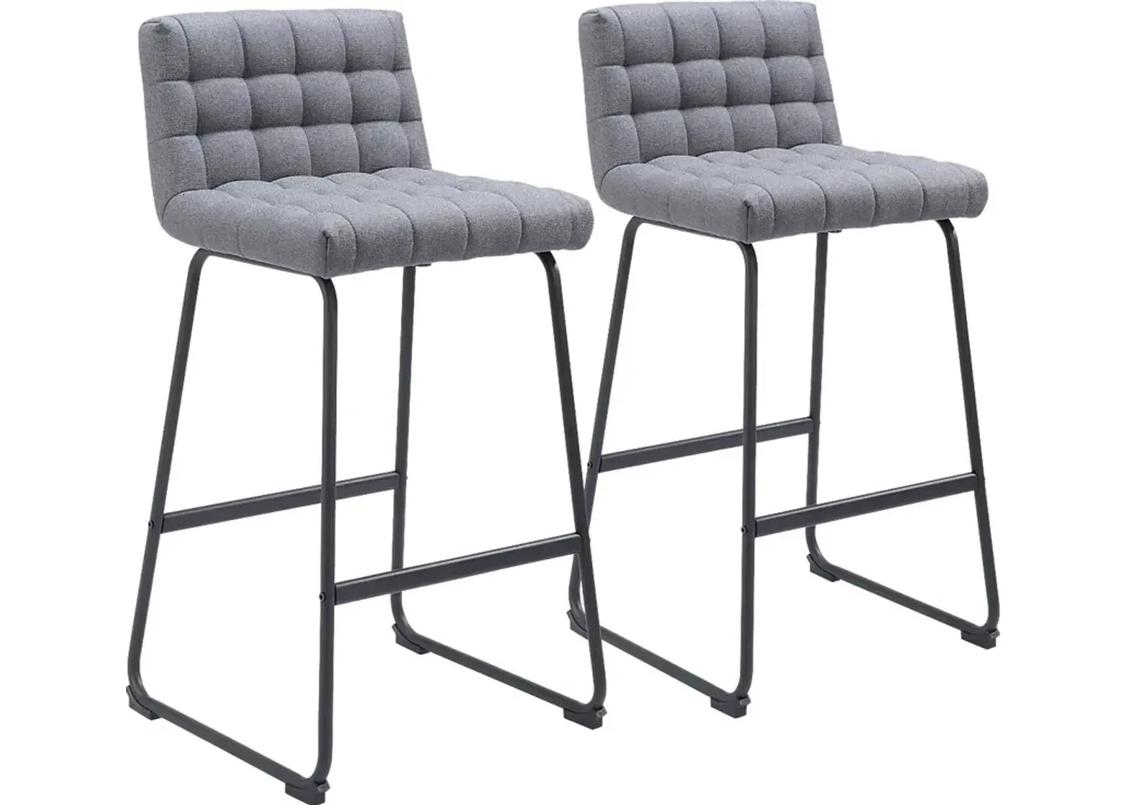 Weiland Gray Barstool, Set of 2