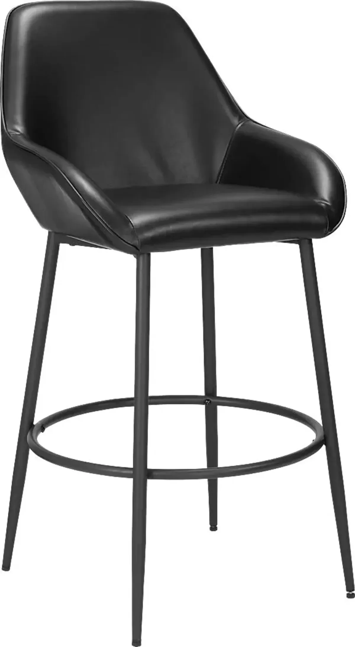 Harlan Black Barstool, Set of 2