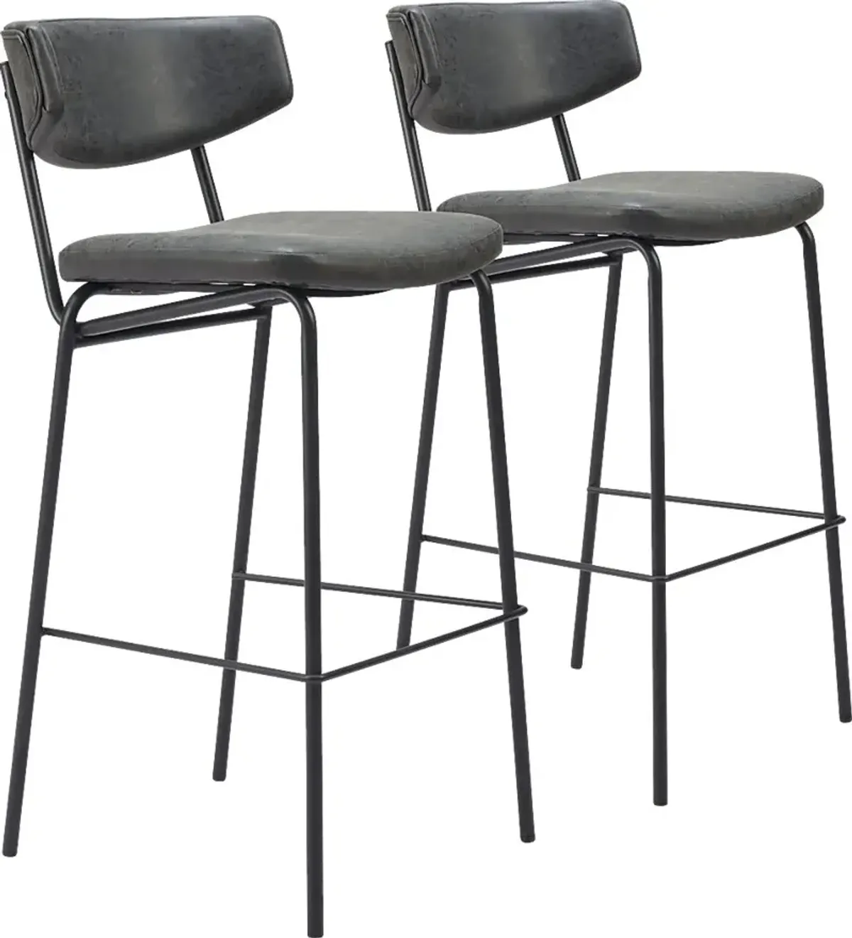 Haciendas Black Barstool, Set of 2