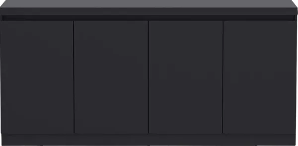 Luckytube Black Sideboard