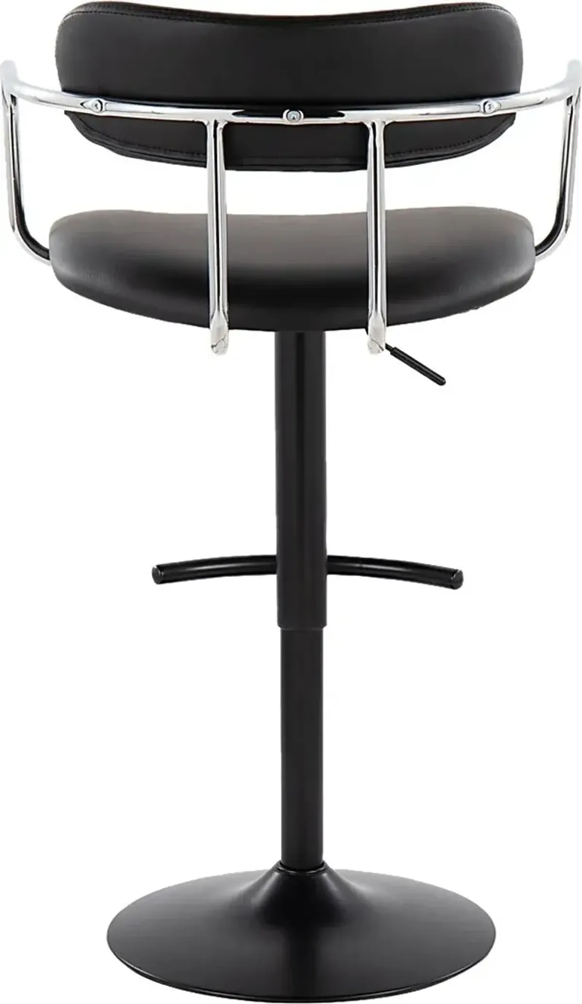 Wedgefield III Black Adjustable Barstool, Set of 2