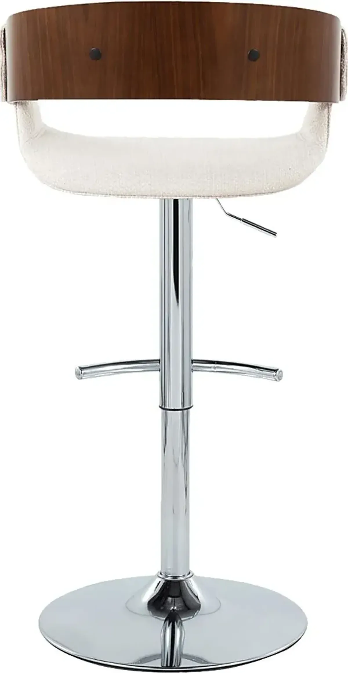 Takeda II Cream Adjustable Barstool, Set of 2