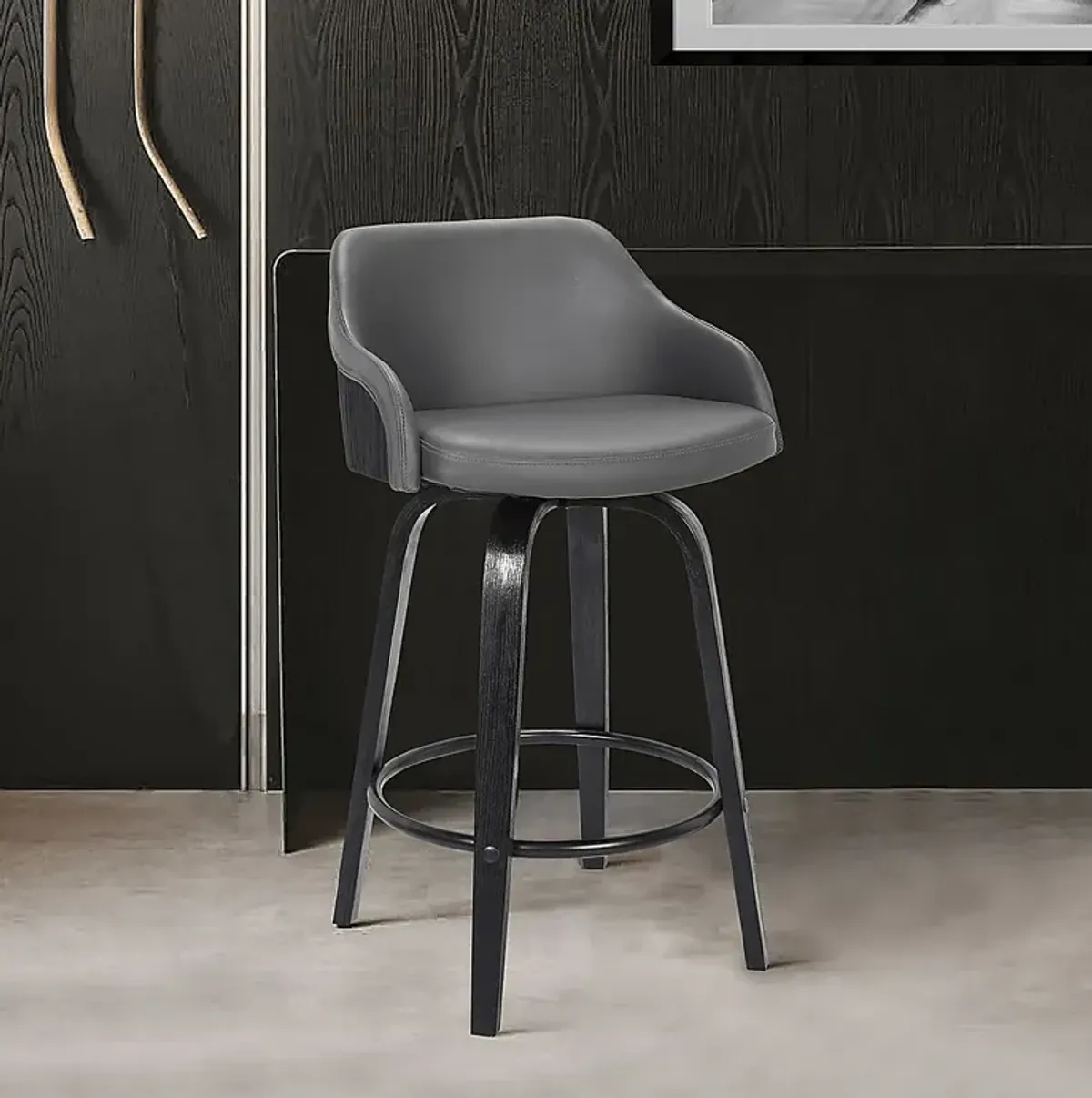 Utley Gray Counter Height Stool