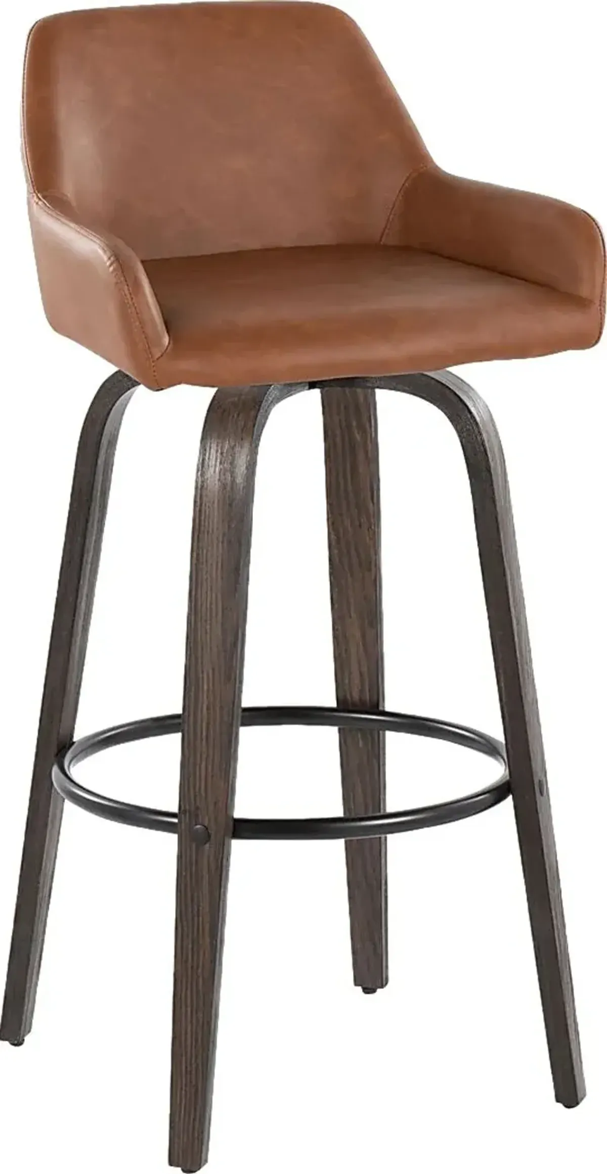 Rimcrest VII Camel Swivel Barstool, Set of 2