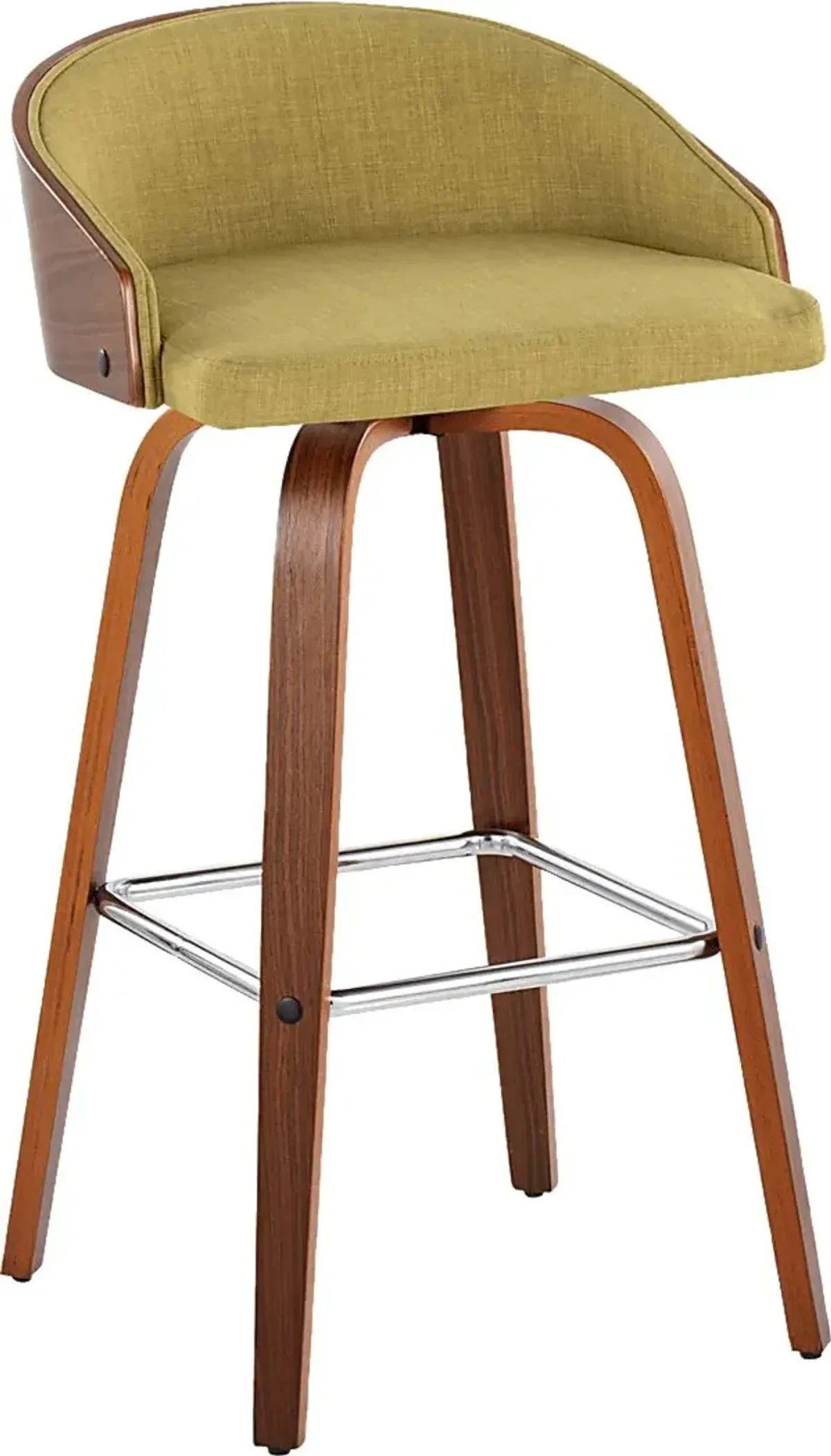 Tanacross Green Swivel Barstool, Set of 2