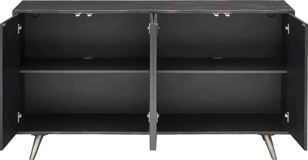 Windingbrooke Black Credenza
