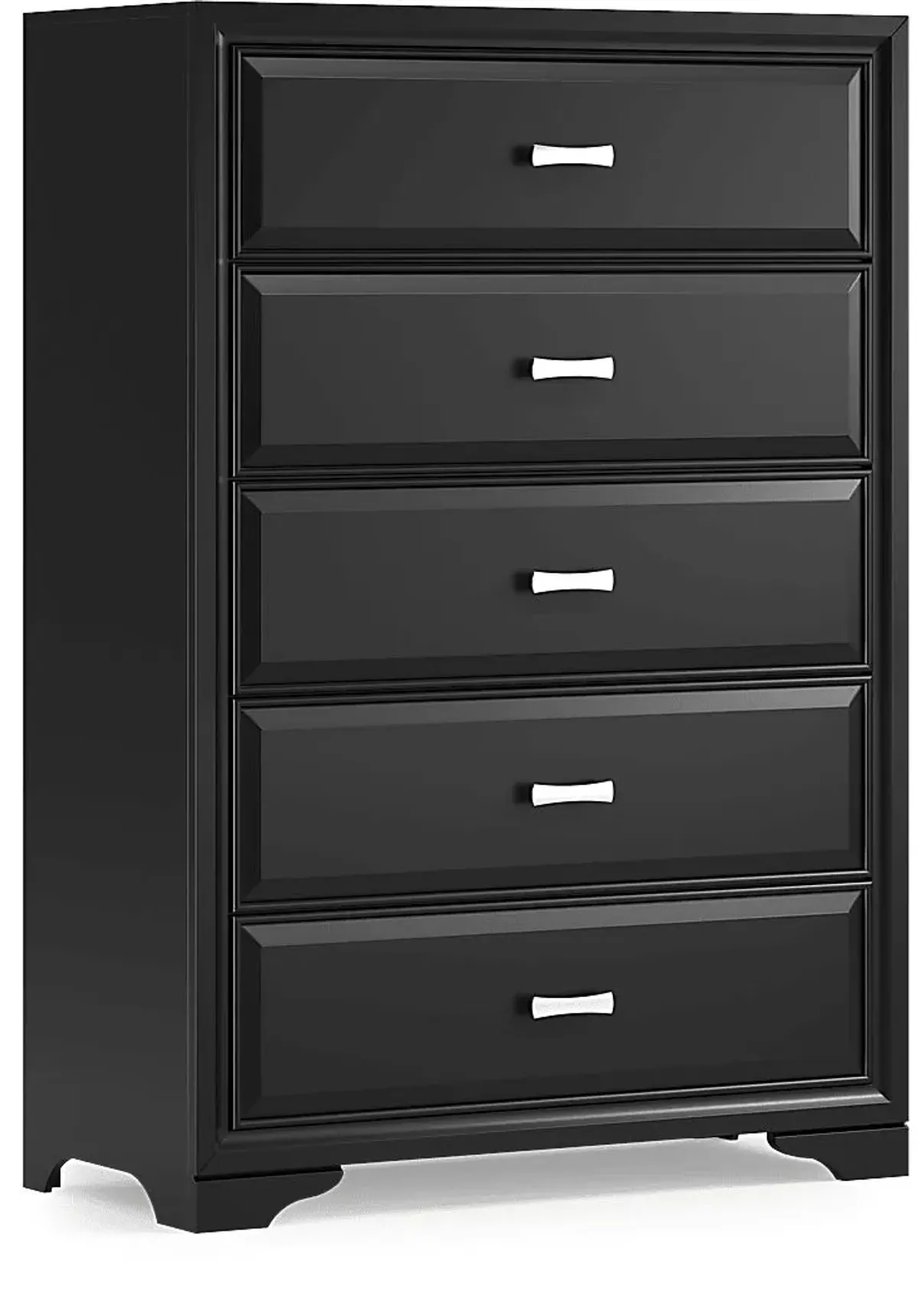 Belcourt Black 5 Pc King Panel Bedroom