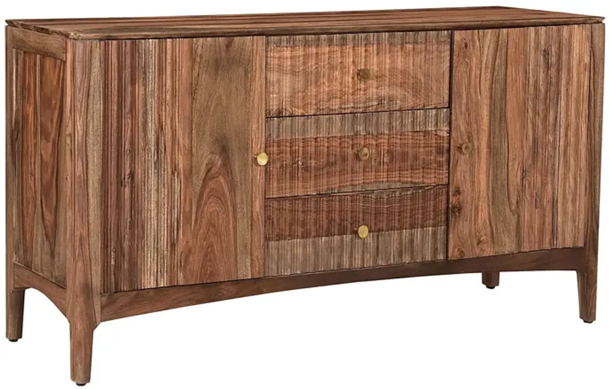 Shaywin Brown 63 in. Credenza