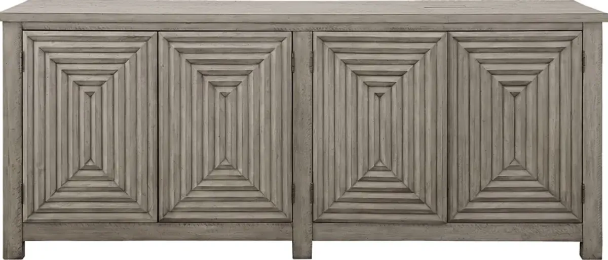 Mihash Gray Sideboard