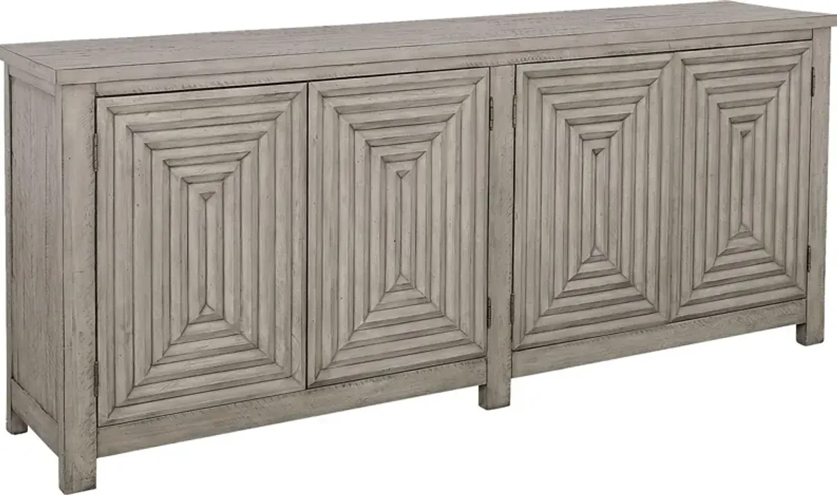 Mihash Gray Sideboard