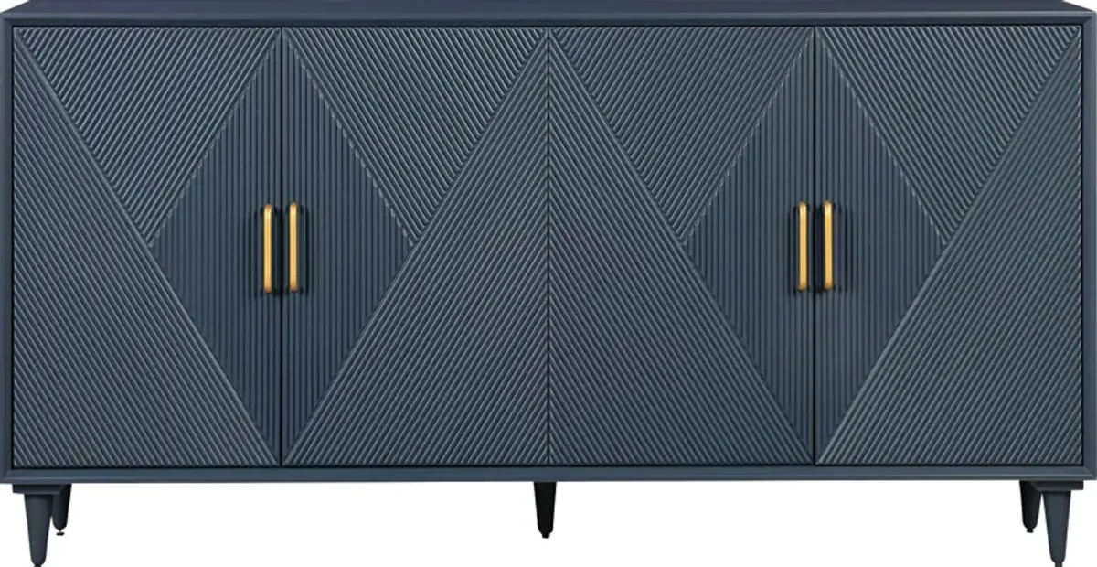 Rummele Blue Sideboard