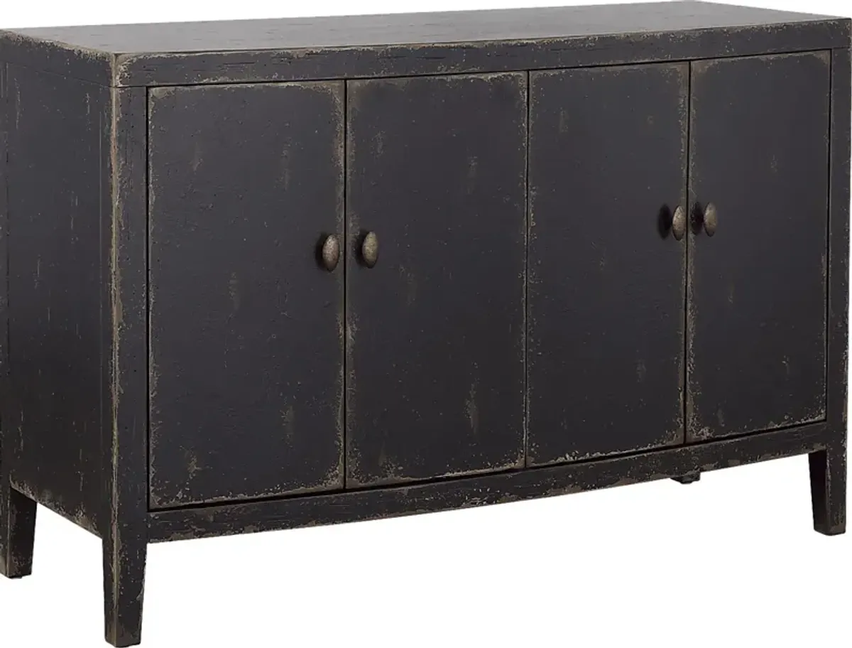 Thrall I Black Credenza