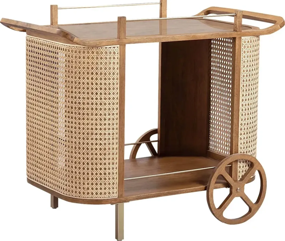 Archelle Brown Bar Cart