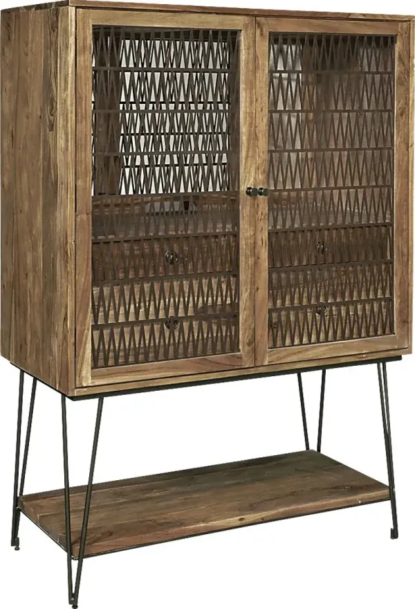 Sharview Natural Bar Cabinet