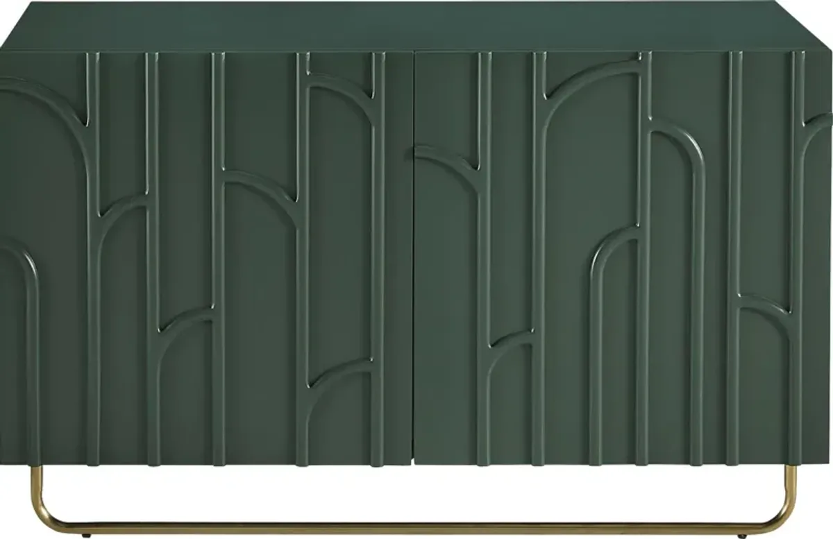 Peachcloud Green Accent Cabinet