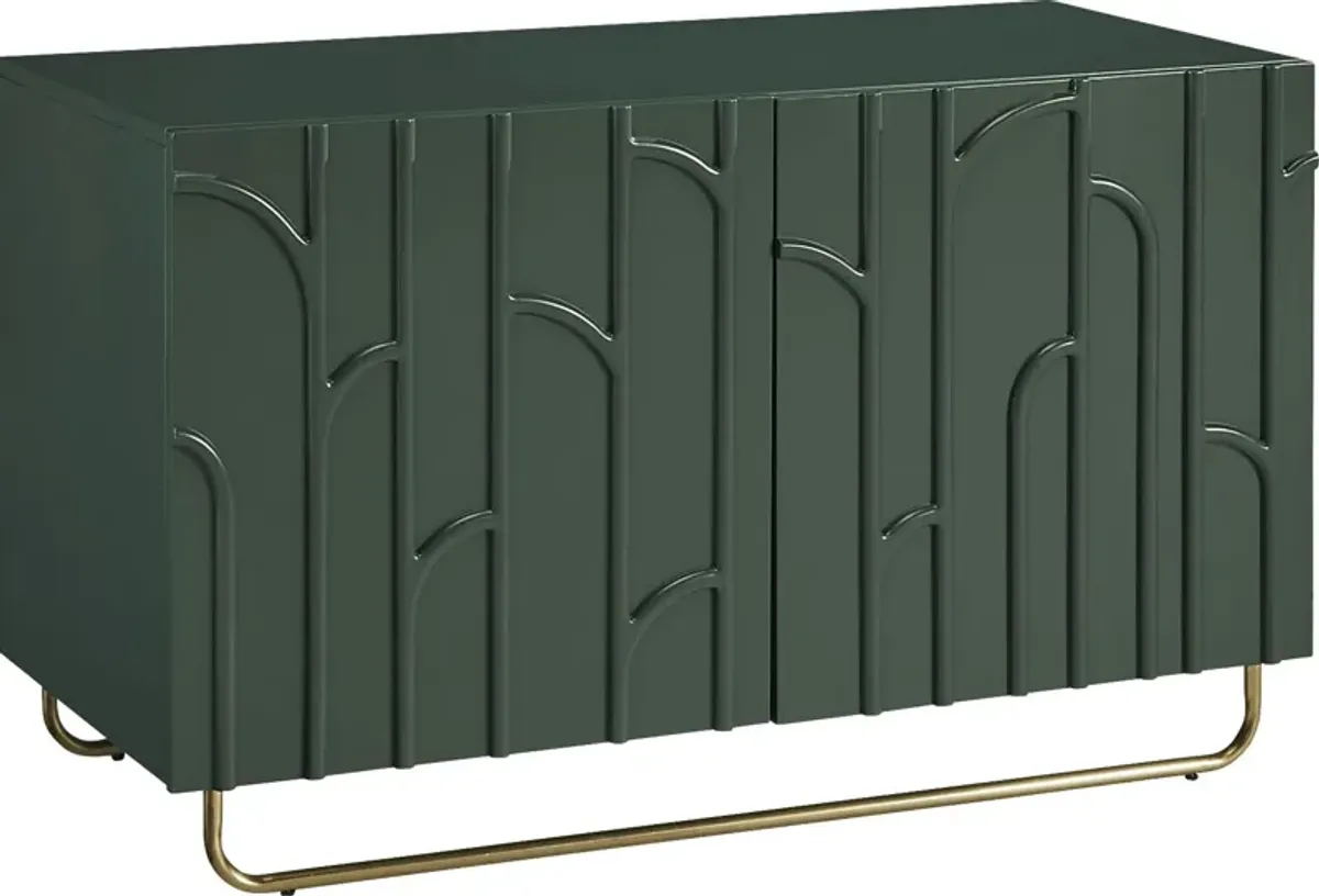Peachcloud Green Accent Cabinet